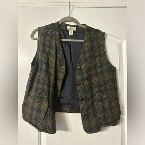 L.L. Bean wool vest